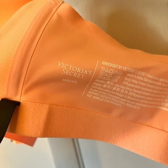 Victoria’s Secret 34 DD KNOCKOUT SPORTS BRA Pink - Picture 5 of 7